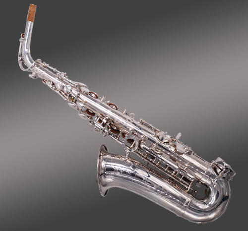 镀银中音萨克斯