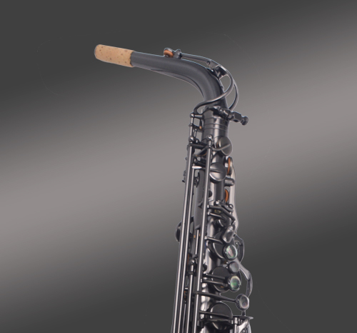 黑镍中音萨克斯