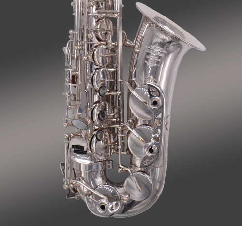 镀银中音萨克斯
