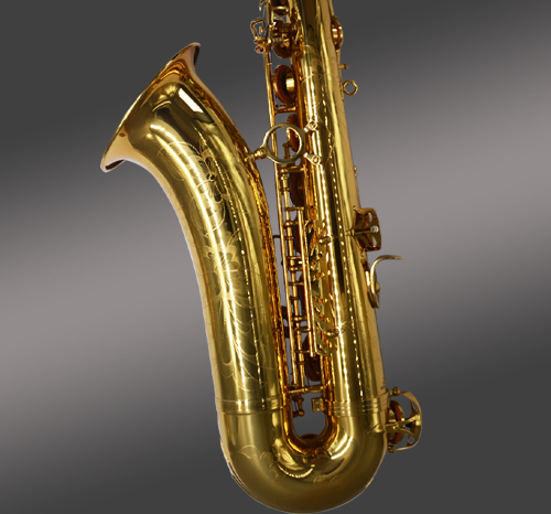 漆金次中音萨克斯